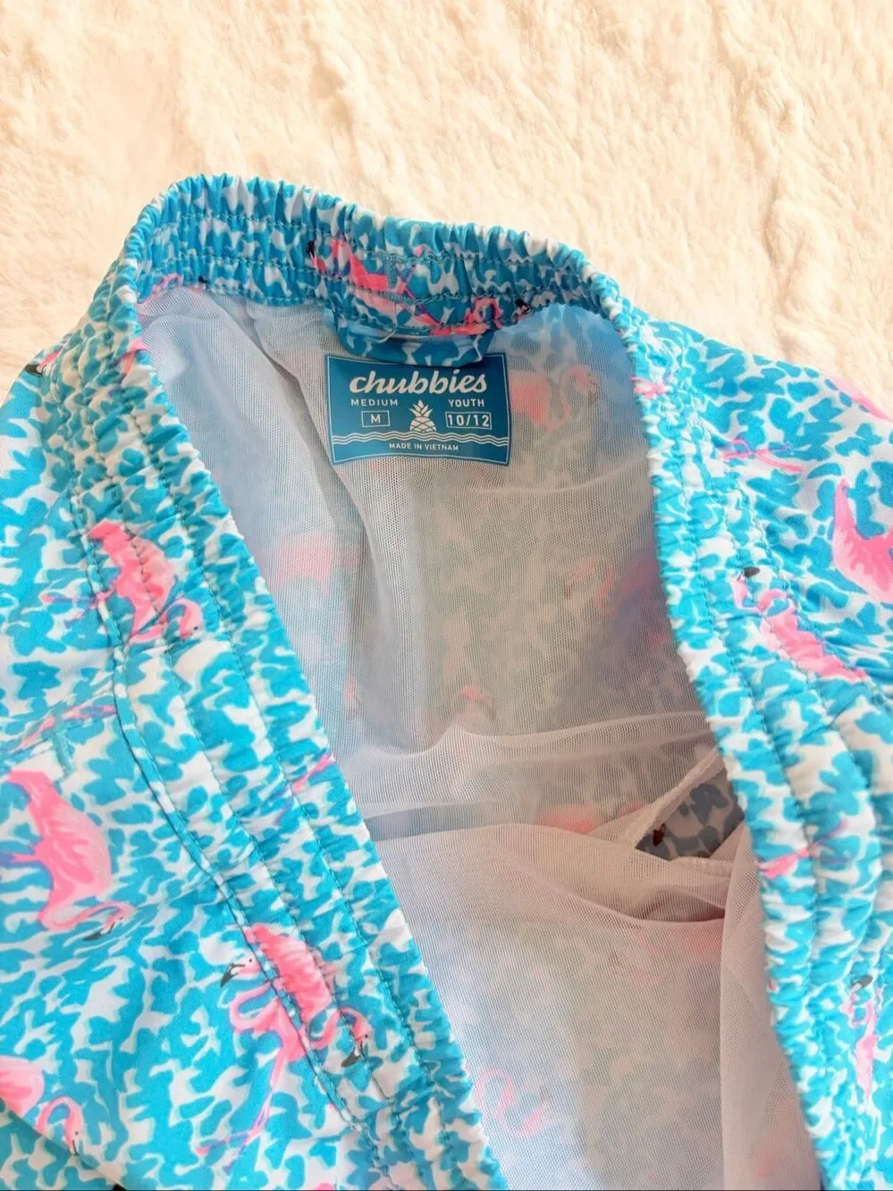 Chubbies boys swim trunks size medium 10/12